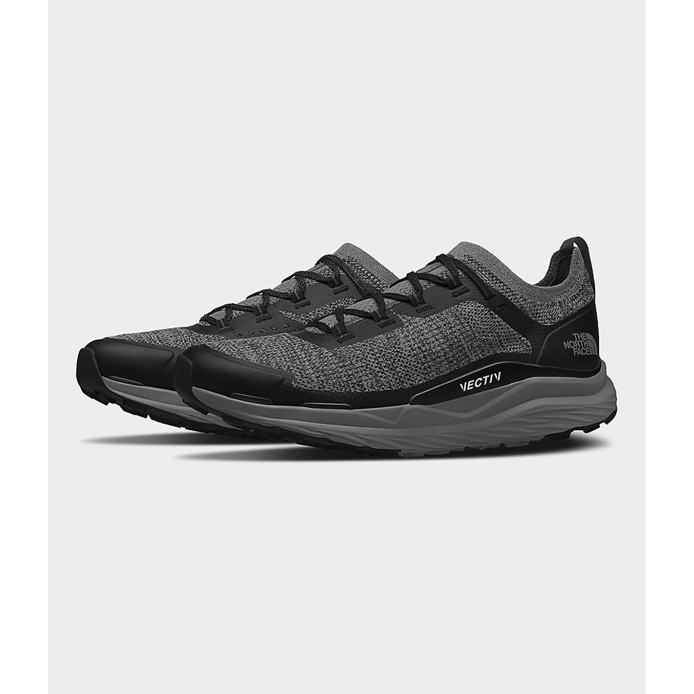 The North Face Trail Running Shoes Mens Australia - The North Face Vectiv Escape Black / Grey (TZW-5